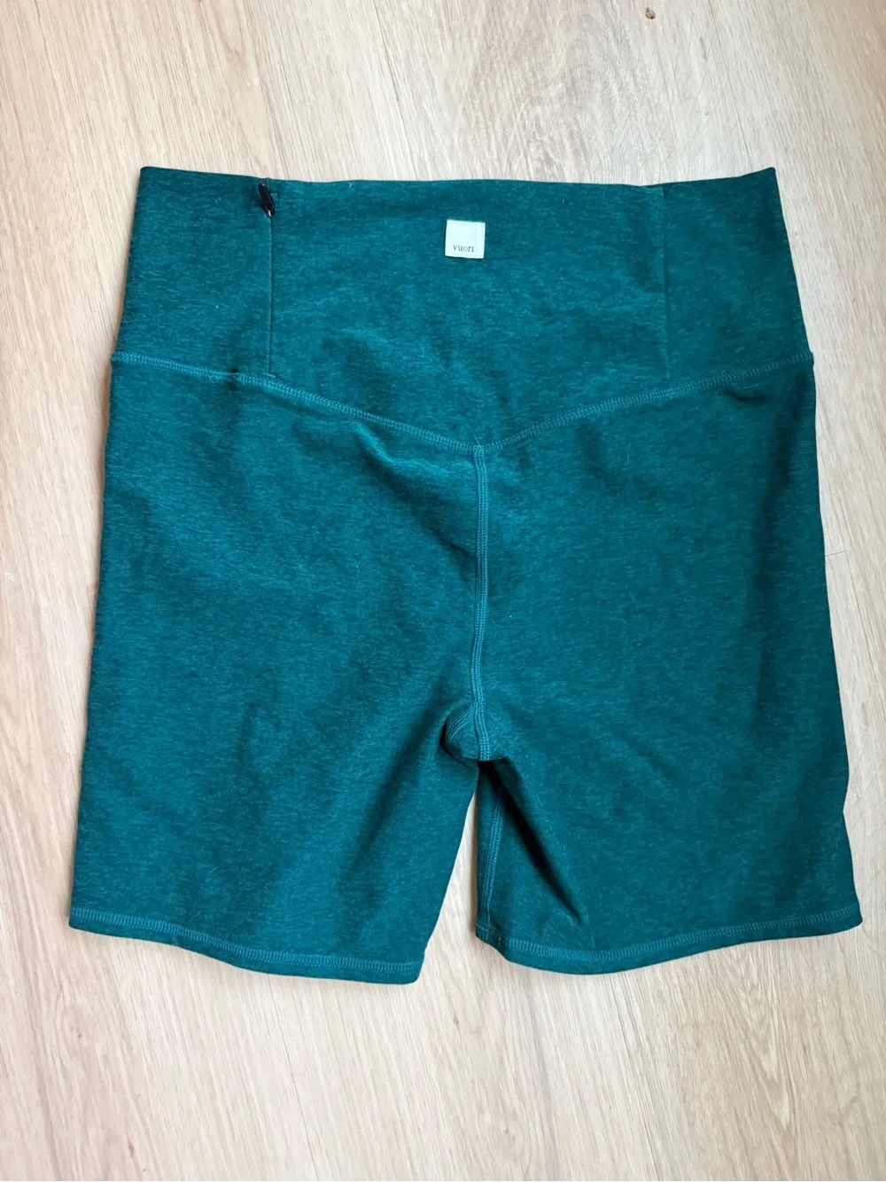 Vuori Clean Elevation Shorty Jade Heather Sz L
